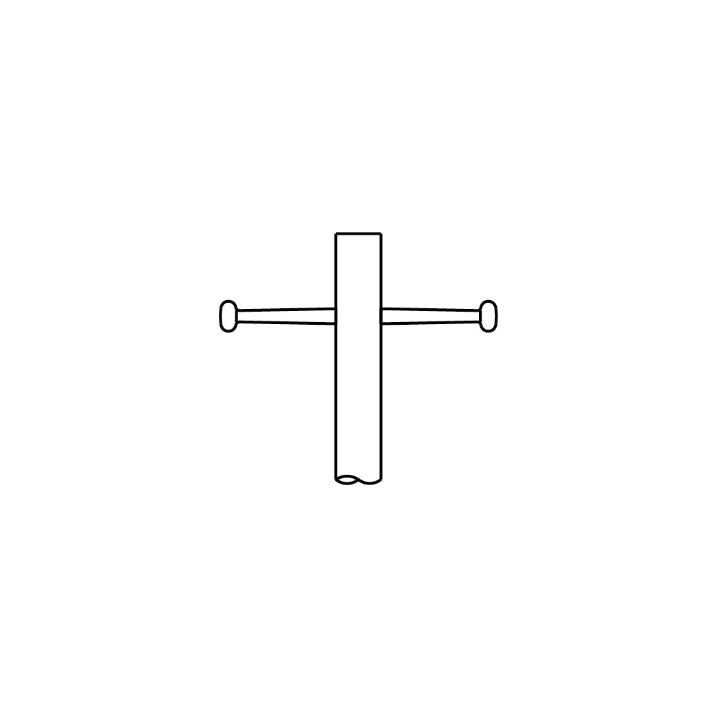 Screw In Ladder Rest for 3" Post - 29-3