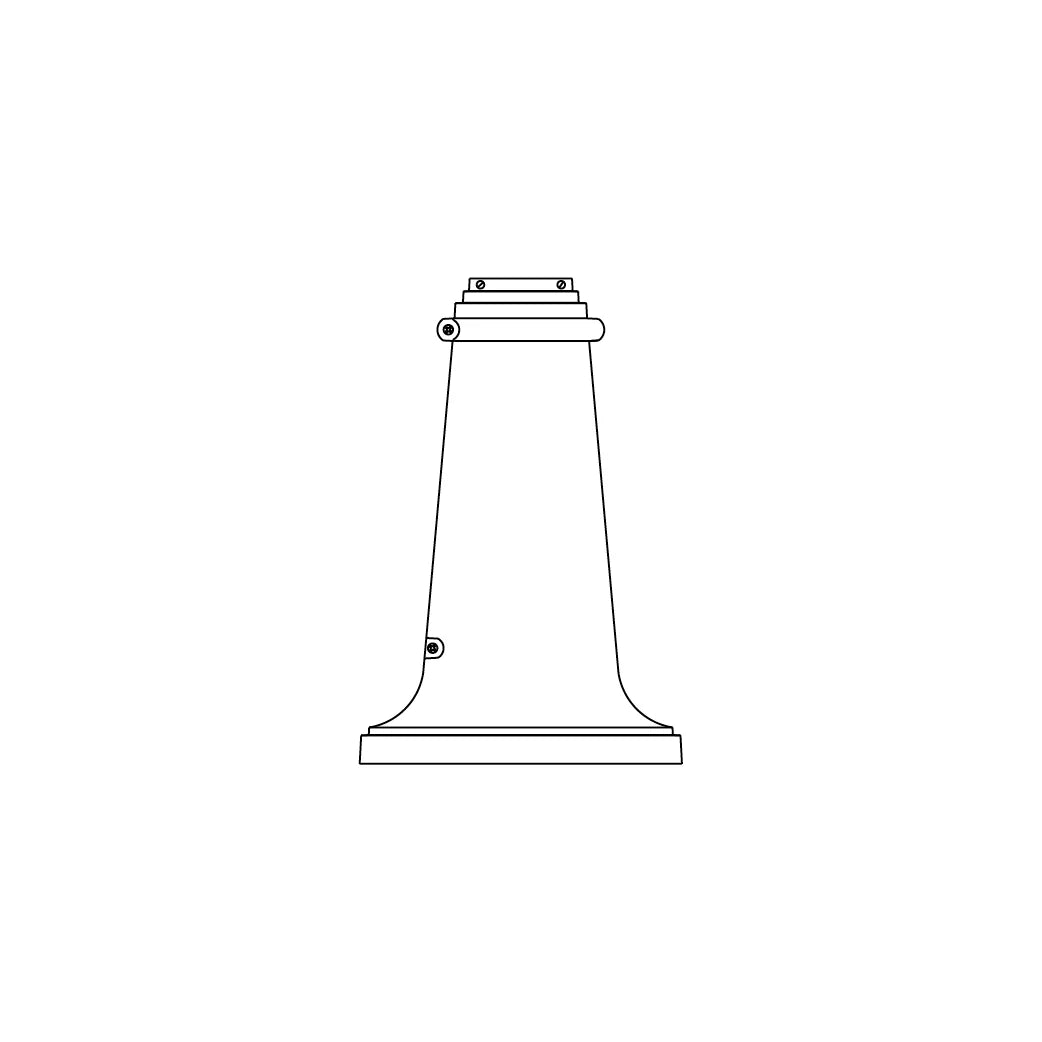 3" Wrap Around Post Base - 136-3