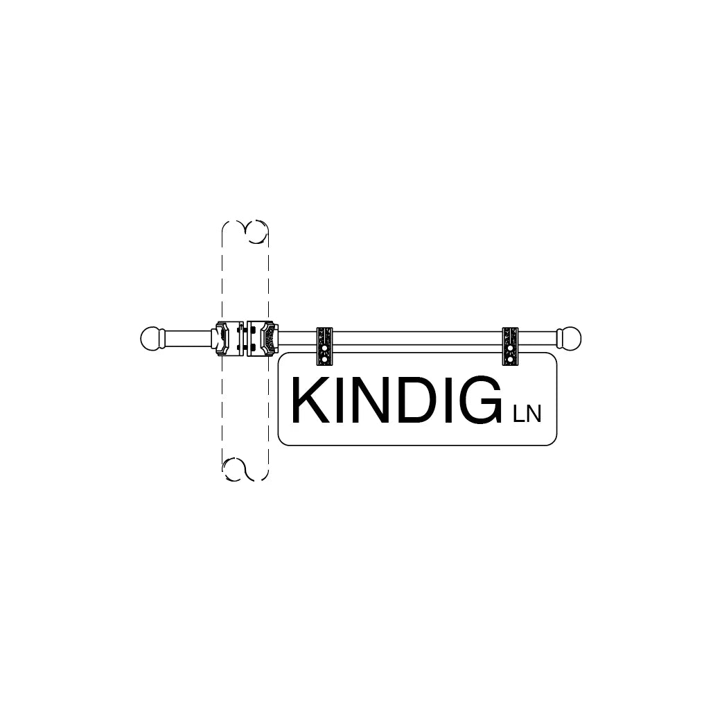 Ladder Rest Street Sign- Blade - 196-3
