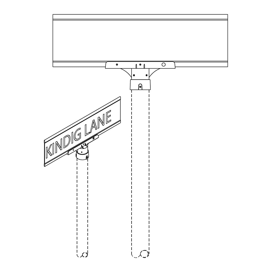 Blade Signs- Post Top - 201-EB3