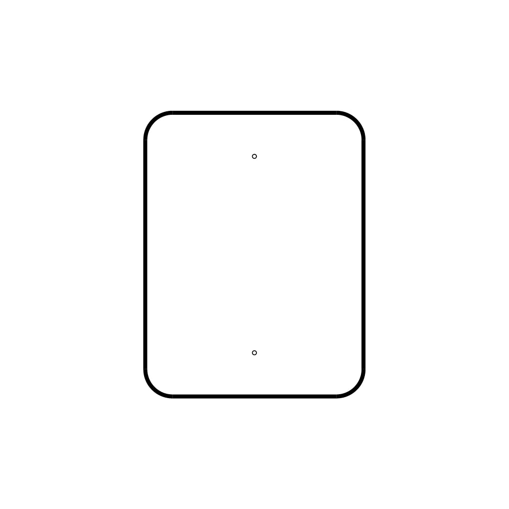 24" x 18" Traffic Sign Plate - 212FBT