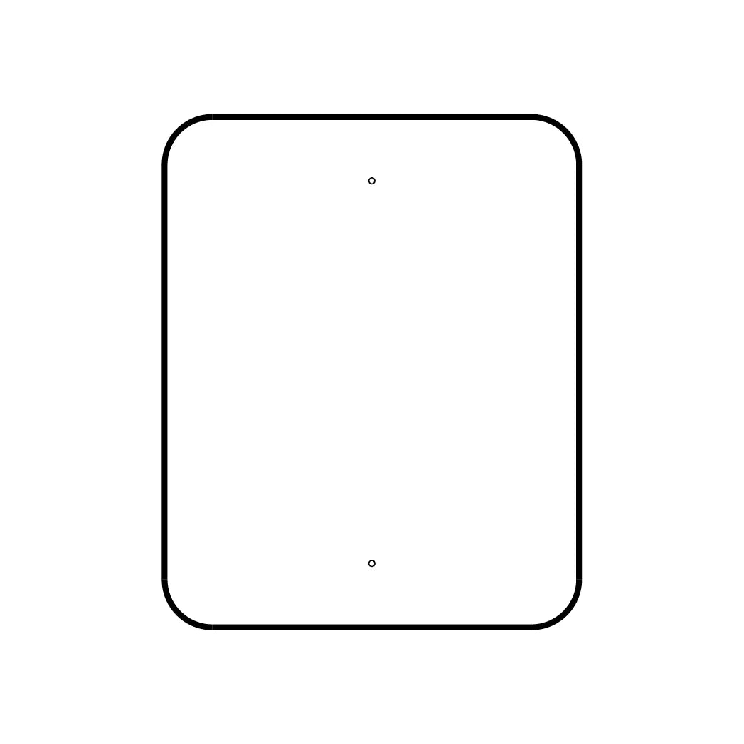 30" x 24" Traffic Sign Plate - 213FBT