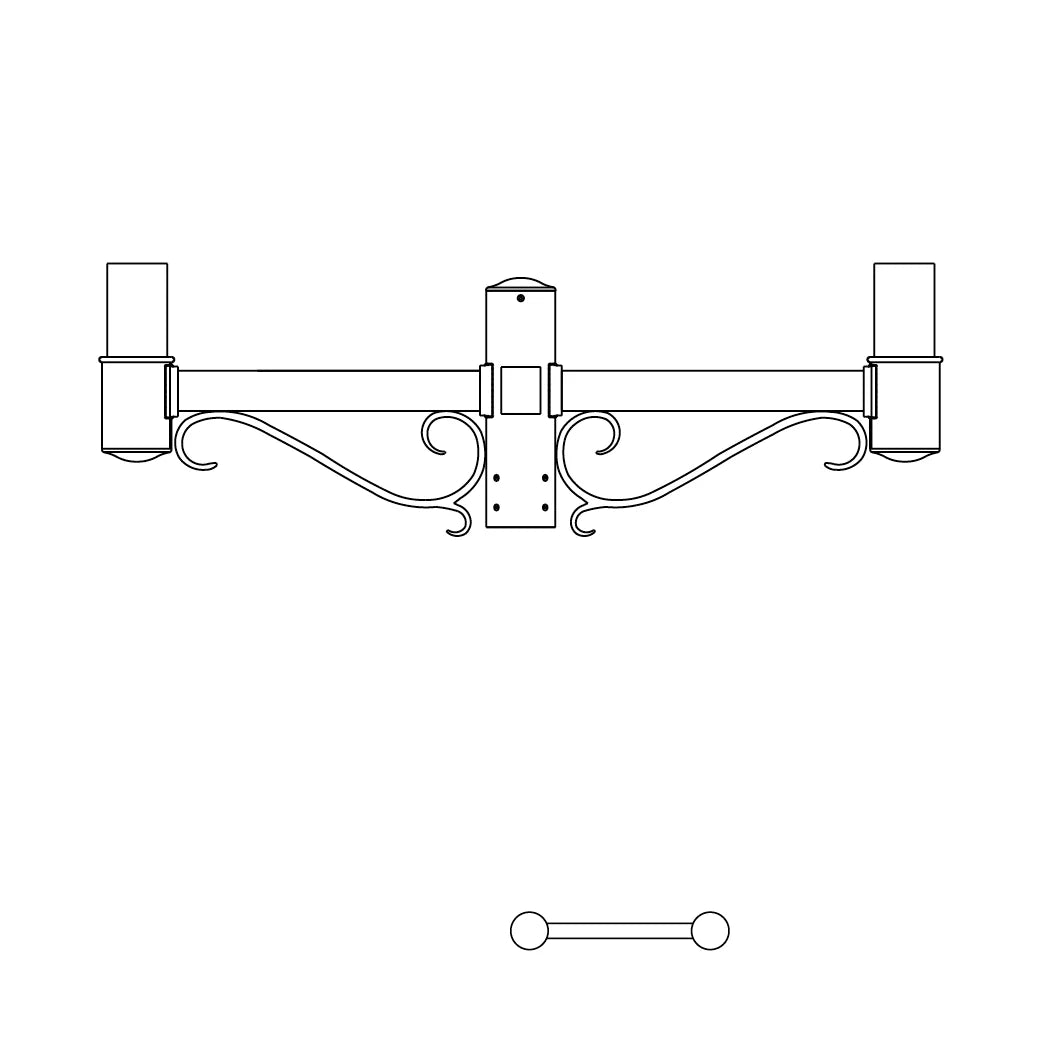 Single Side Mount- 3" Post - 501S