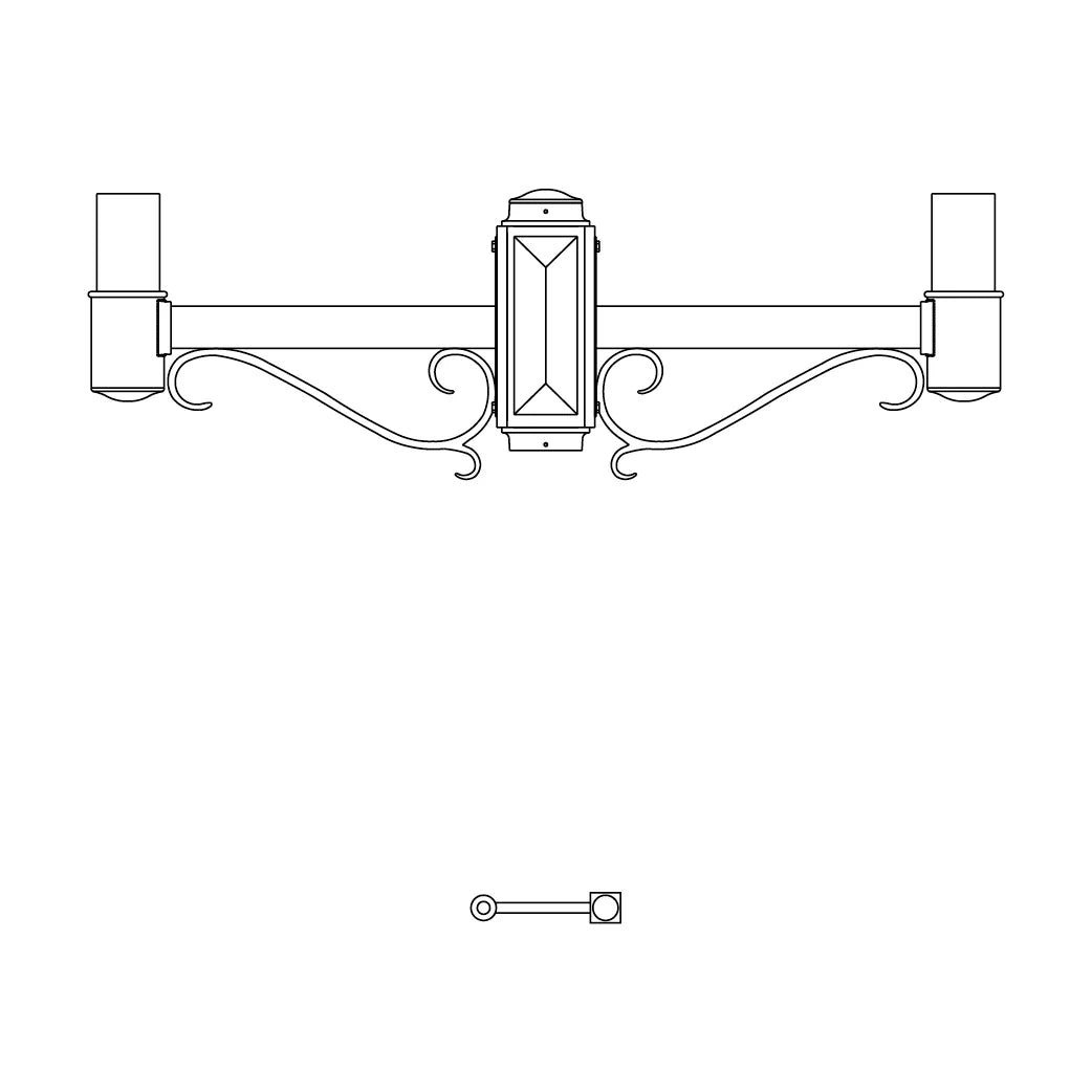 Single Side Mount- 3" Post - 541S