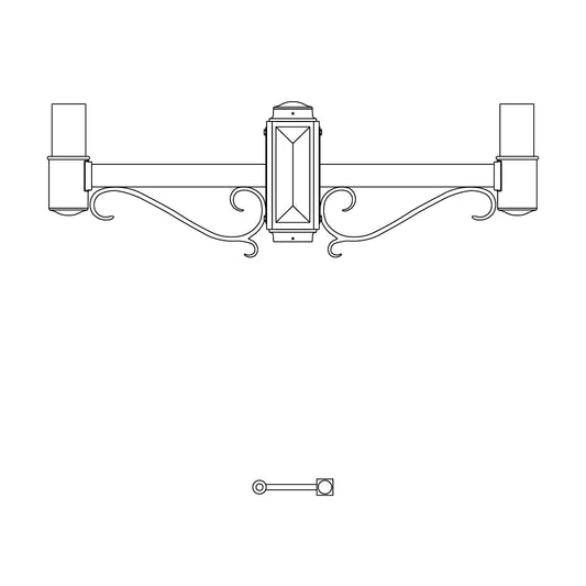 Single Side Mount- 3" Post - 541S