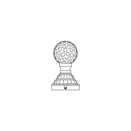 Post Cap-4" Round Post - PC27