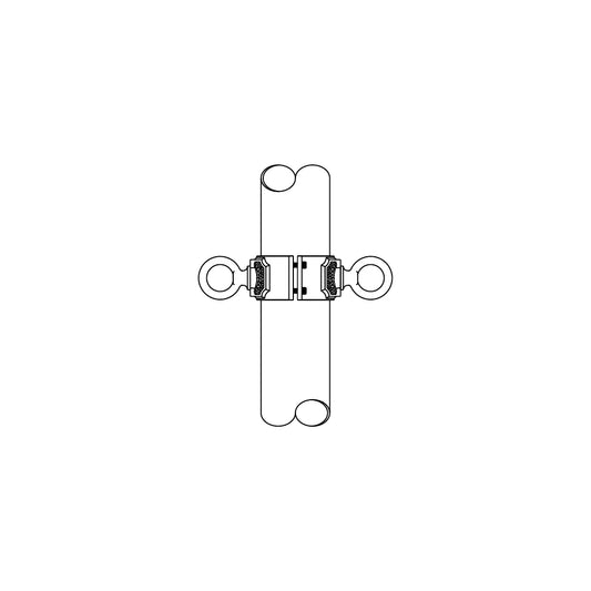 Post Clamp with Double Loop- 4" Diameter - TDB4-2